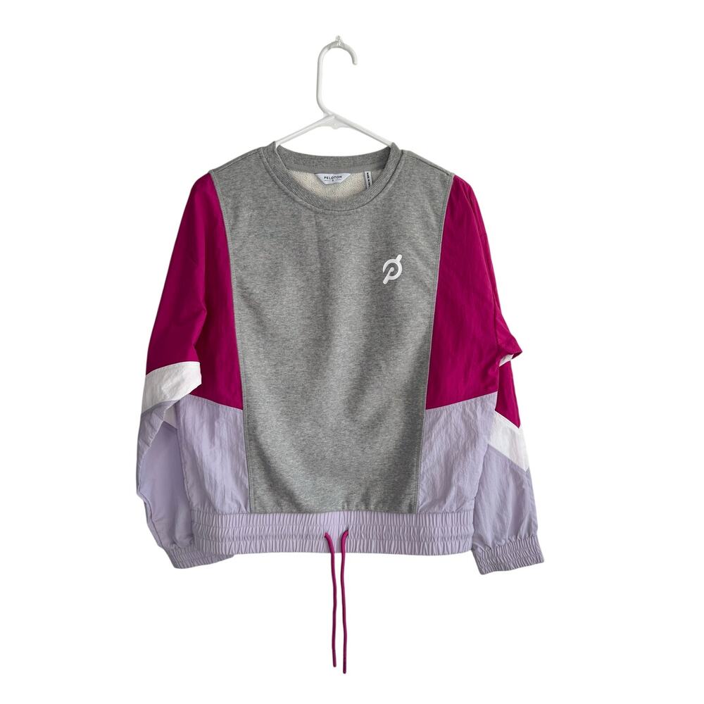 Peloton Fabric Mix Crewneck Sweatshirt Size Small